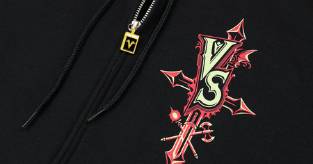 New Vampire Survivors hoodie is here!  Restocks on Hades Hypnos pin, Stray desk mat, and more!