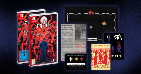 FAITH: The Unholy Trinity physical edition for Nintendo Switch™ available for preorder!  Citizen Sleeper Neovend pin is shipping now!