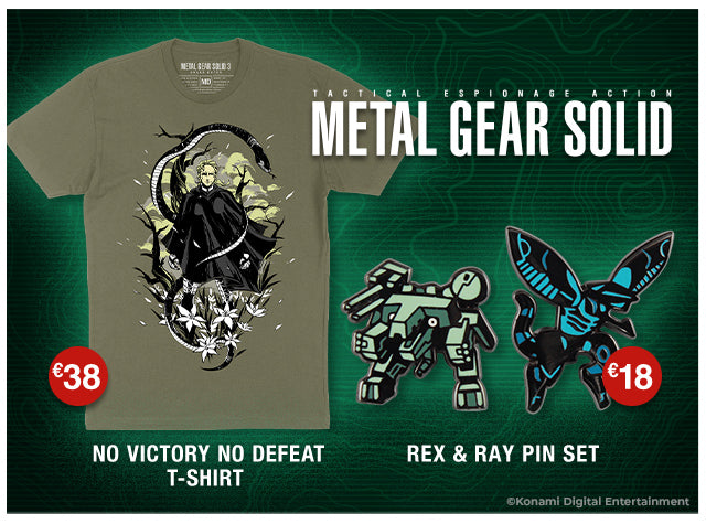 New Metal Gear Solid merch is available at Fangamer.eu