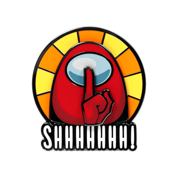 Shhhhhhh! Spinning Pin