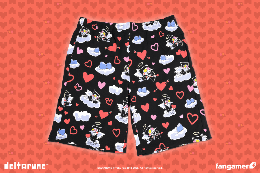 Angelic Spamton Lounge Shorts - DELTARUNE
