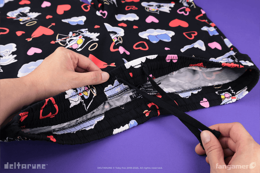 Angelic Spamton Lounge Shorts - DELTARUNE