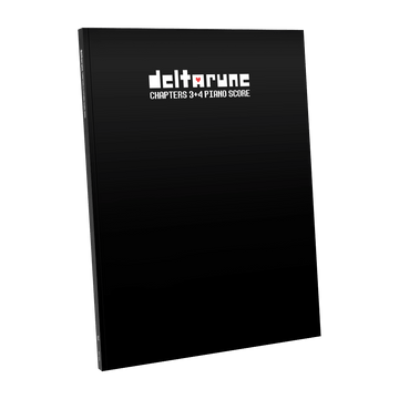DELTARUNE Chapters 3+4 Piano Score Book