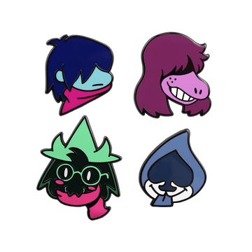 DELTARUNE Character Pin Set 1