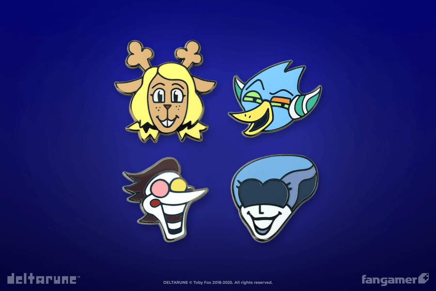 DELTARUNE Character Pin Set 3