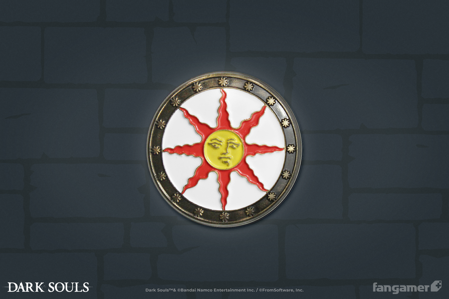 Sunlight Shield Enamel Pin - DARK SOULS