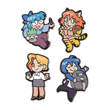 Endless Monday Character Pin Set