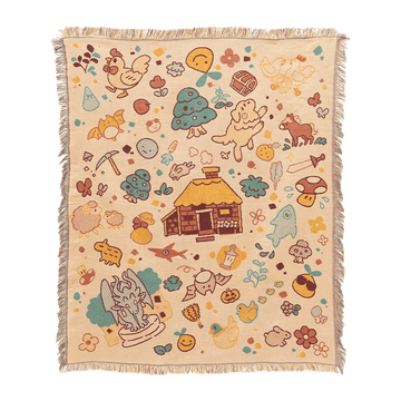 Mistrian Friends Throw Blanket