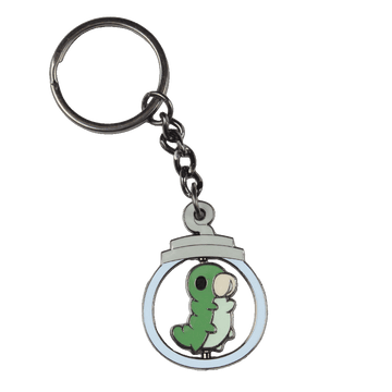 Grub in a Jar Spinning Keychain