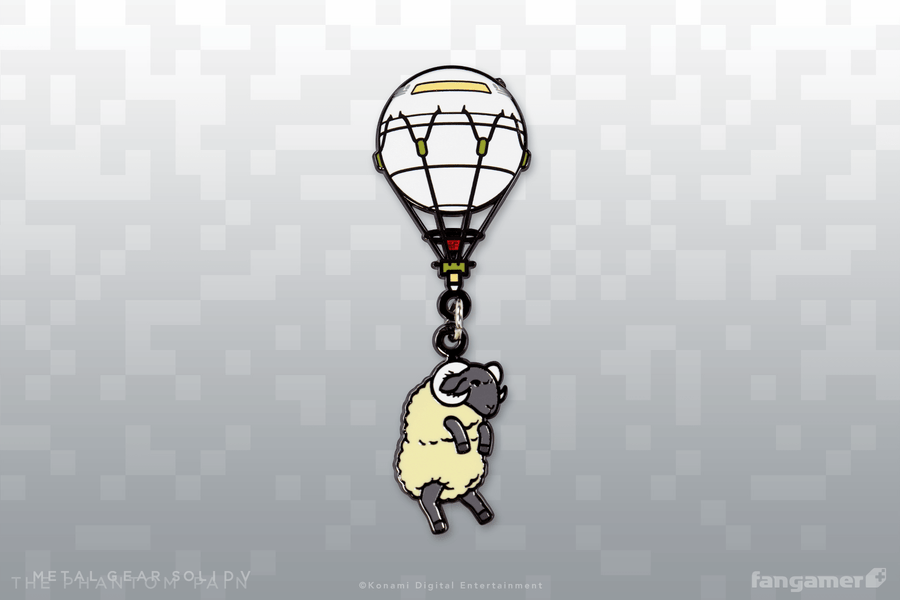 MGSV Fulton Dangling Sheep Pin - Metal Gear Solid