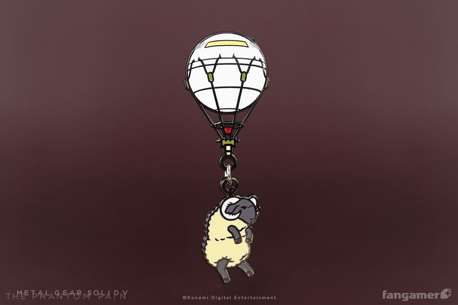 MGSV Fulton Dangling Sheep Pin - Metal Gear Solid