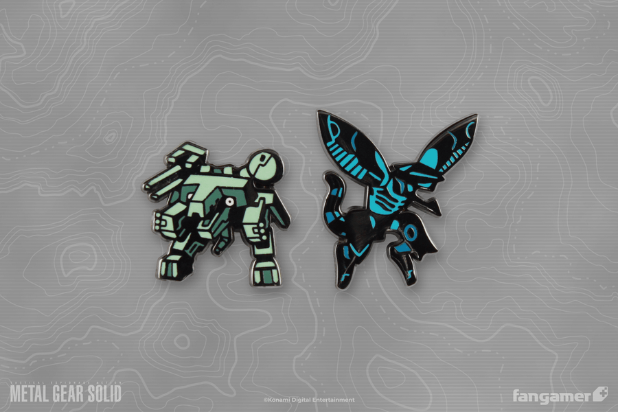 REX & RAY Pin Set - Metal Gear Solid