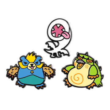 Wonk Monster Enamel Pin Set 2