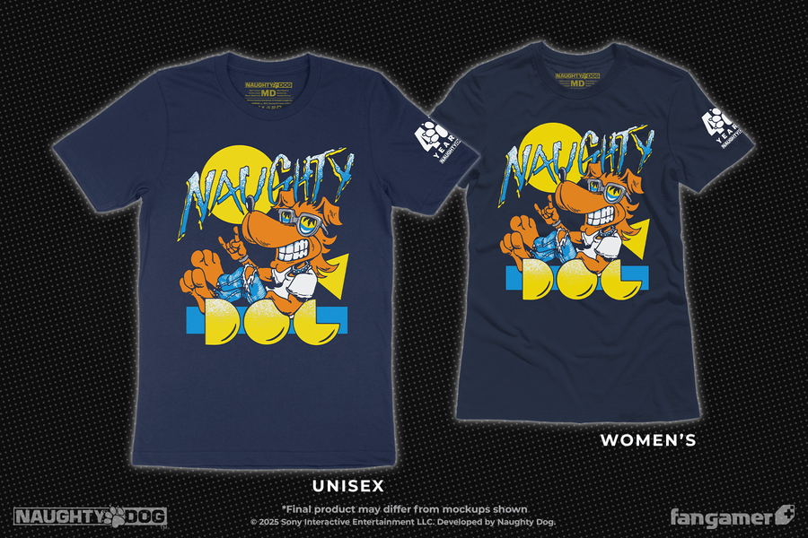 Naughty Dog Old School Shirt - Naughty Dog