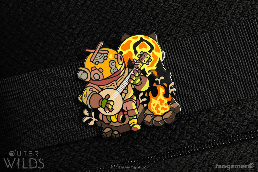 Riebeck's Camp Enamel Pin - Outer Wilds
