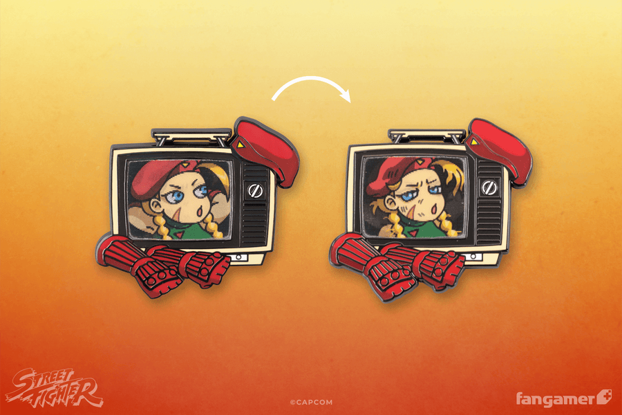 Street Fighter Buddies Lenticular Pin: Cammy - Street Fighter