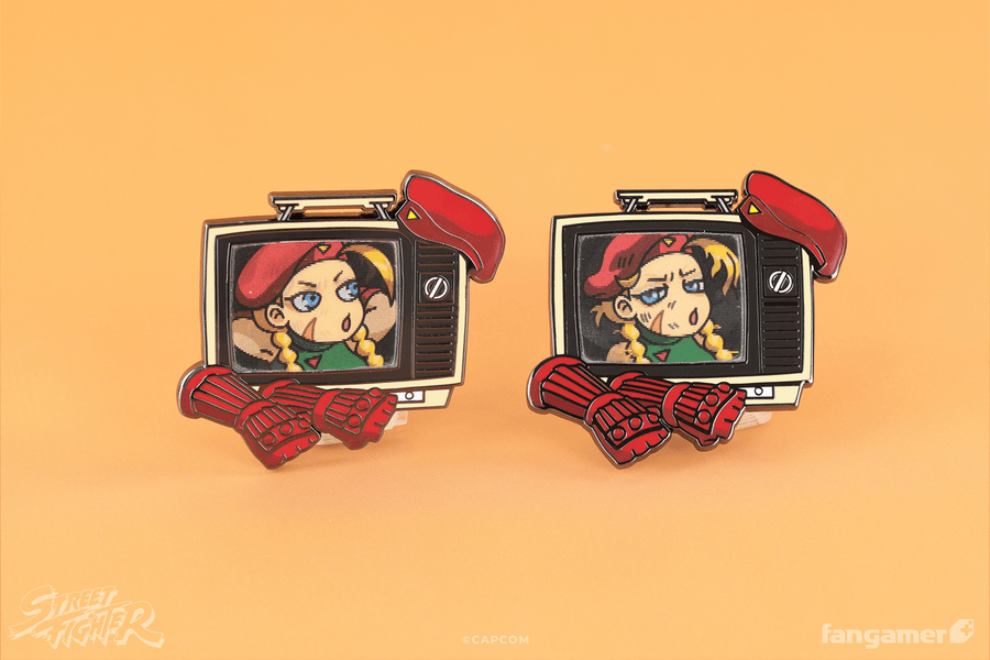 Street Fighter Buddies Lenticular Pin: Cammy - Street Fighter