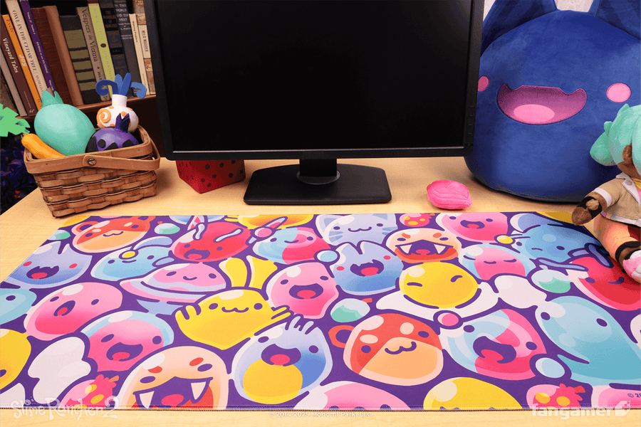 Crowded Corral Desk Mat - Slime Rancher 2