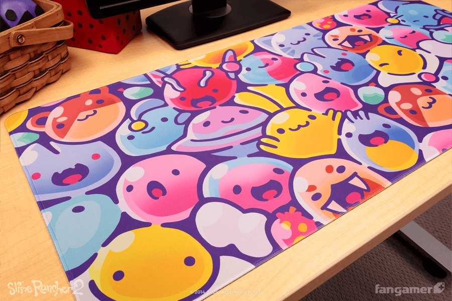 Crowded Corral Desk Mat - Slime Rancher 2