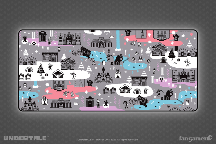 Underground Journey Desk Mat - UNDERTALE