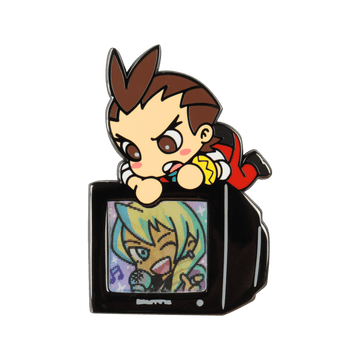Let's Rock! Lenticular Pin