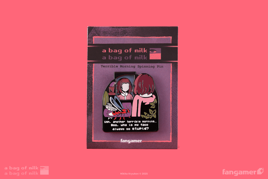 Terrible Morning Spinning Pin - A Bag of Milk