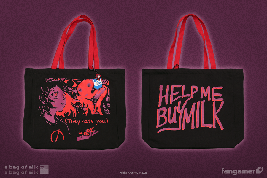 Help Me Buy Milk! Tote Bag - A Bag of Milk