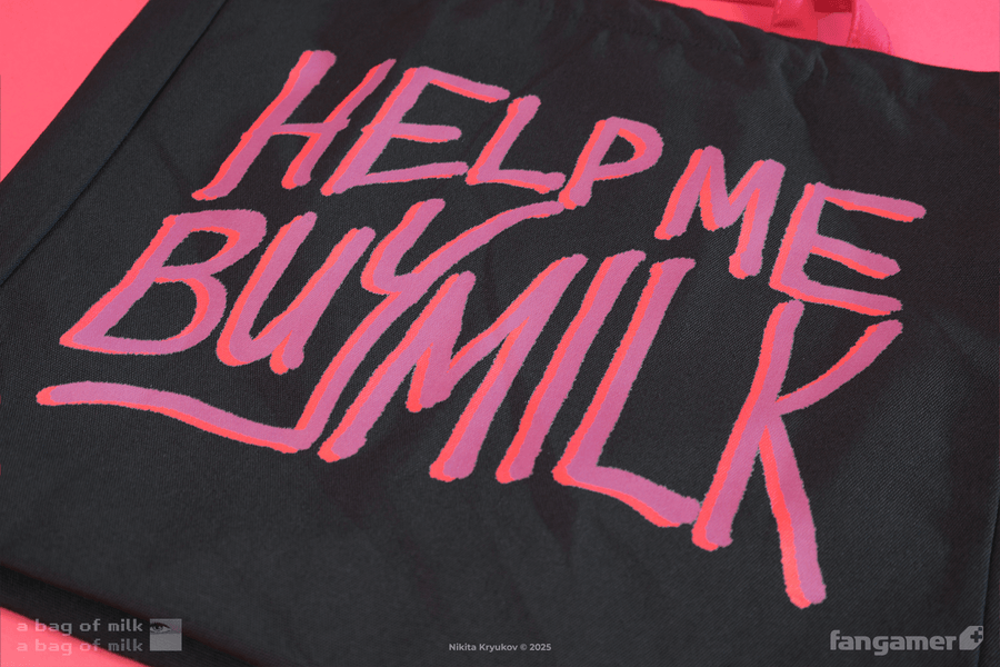 Help Me Buy Milk! Tote Bag - A Bag of Milk