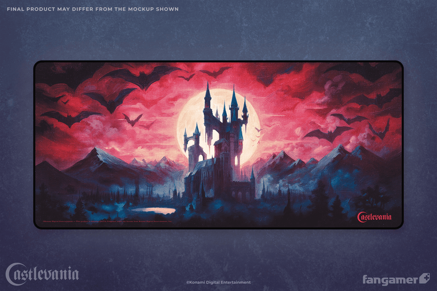 Lunar Citadel Desk Mat - Castlevania