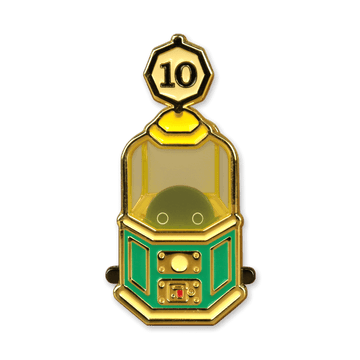Fortune Teller Crow Sliding Pin