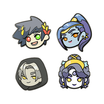 Hades Character Pin Set 1