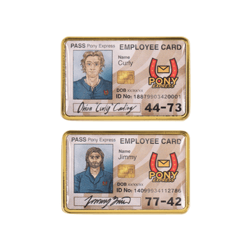 Curly and Jimmy ID Card Pin Set