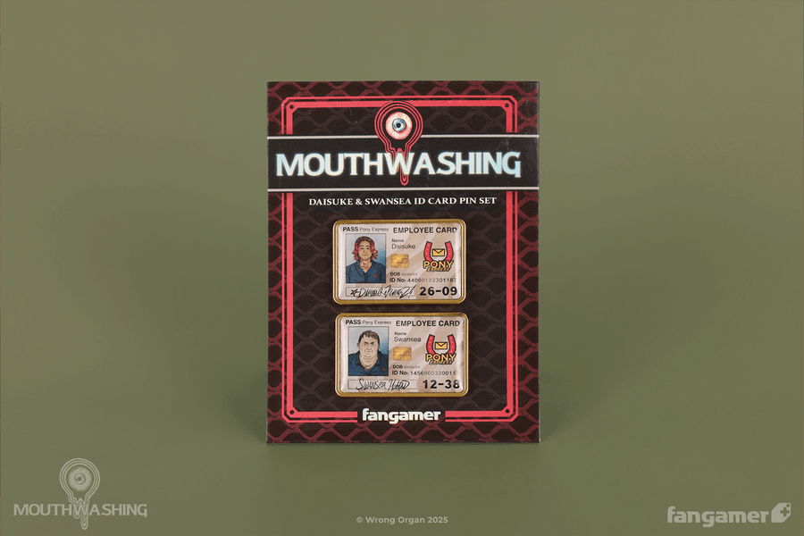 Daisuke and Swansea ID Card Pin Set - MOUTHWASHING