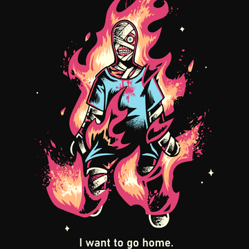 I want to go home.