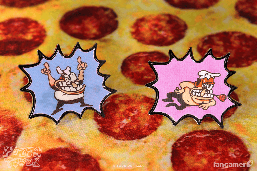 Strike a Pose Lenticular Pin - Pizza Tower