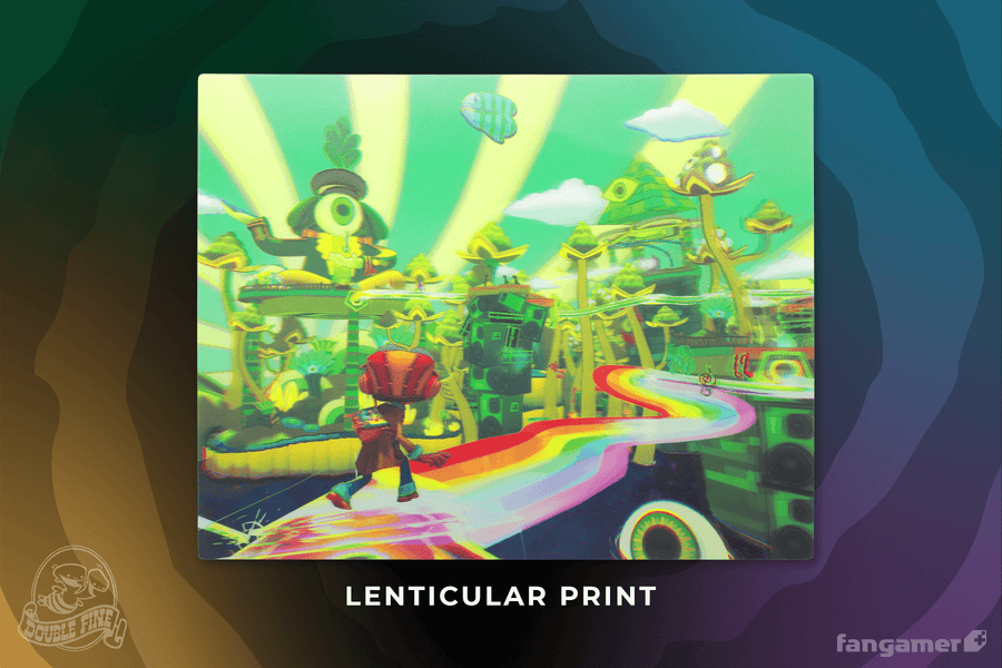 Eye Shrine Lenticular Print - Psychonauts
