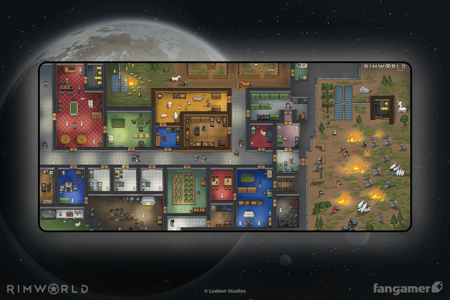 Home Base Desk Mat - RimWorld