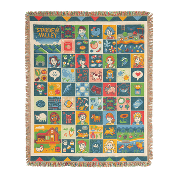 Farmhouse Patchwork Throw Blanket