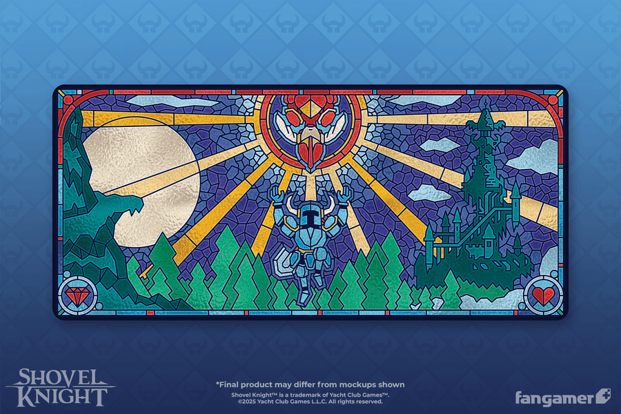 Dreaming of You Desk Mat - Shovel Knight
