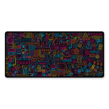 Walled City 99 Desk Mat