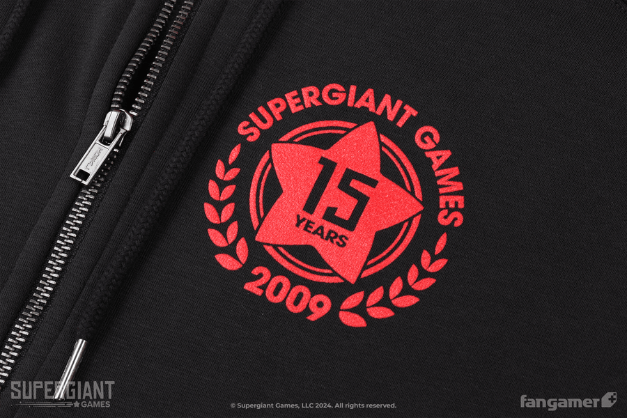 Supergiant Games 15th Anniversary Zip-Up Hoodie - Supergiant Games