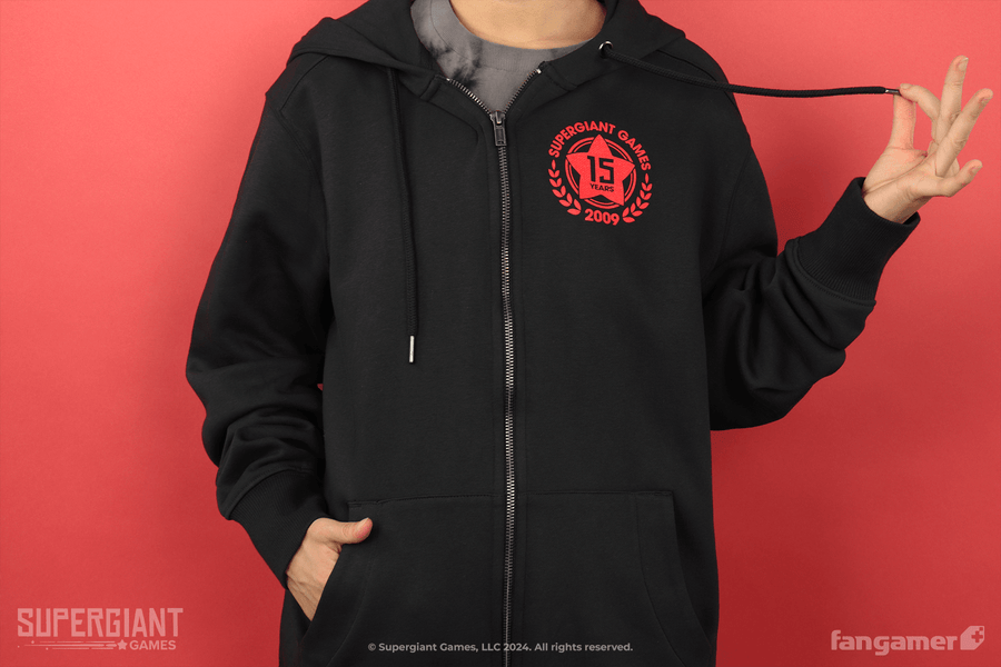 Supergiant Games 15th Anniversary Zip-Up Hoodie - Supergiant Games