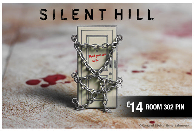 New Silent Hill Room 302 Pin is available at Fangamer.eu