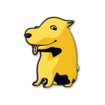 Hourglass Dog Pin