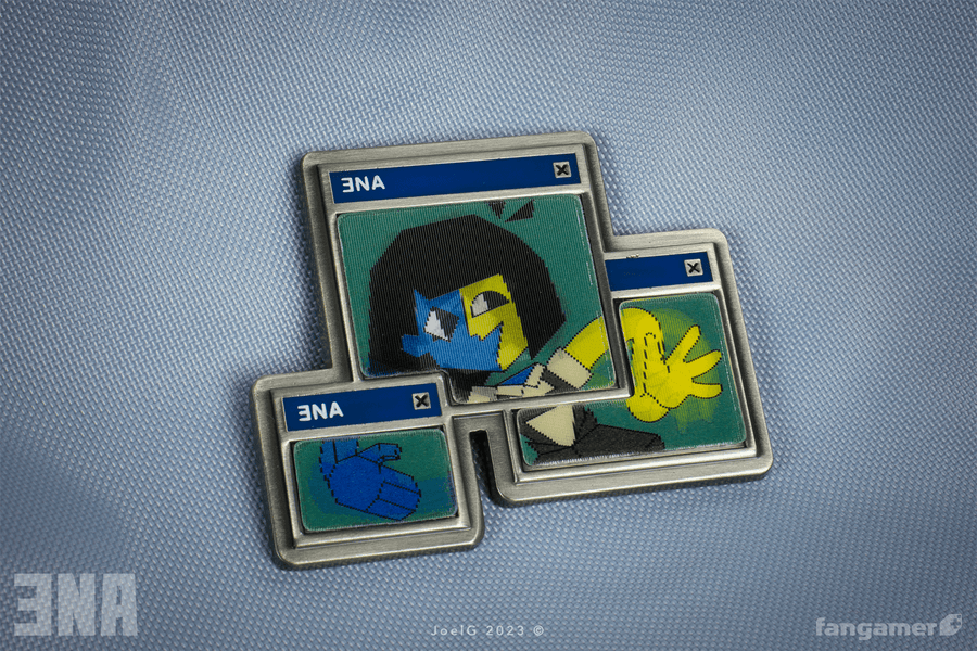 ENA Lenticular Pin - ENA