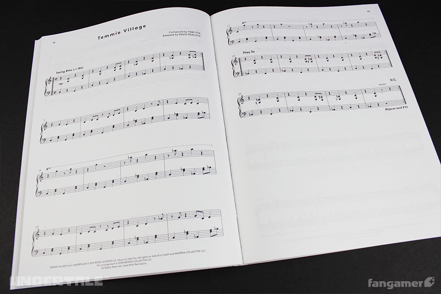 UNDERTALE Complete Piano Score Book
