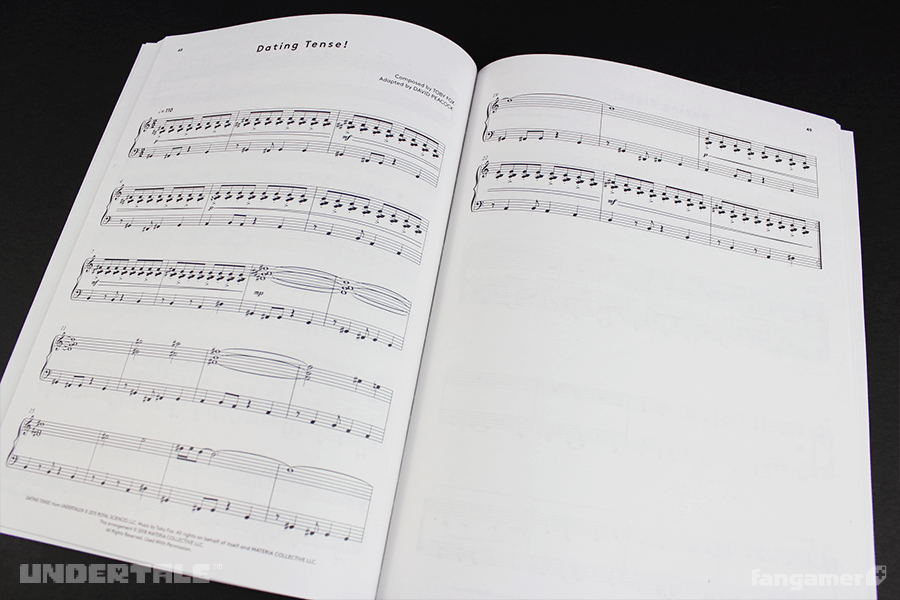UNDERTALE Complete Piano Score Book