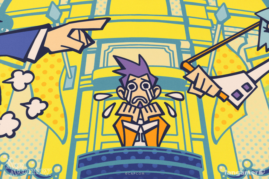 Courtroom Desk Mat - Ace Attorney