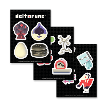 Deltarune NPC Sticker Sheet