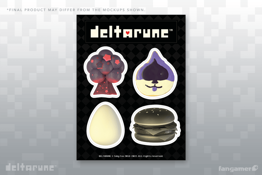 Deltarune NPC Sticker Sheet - DELTARUNE